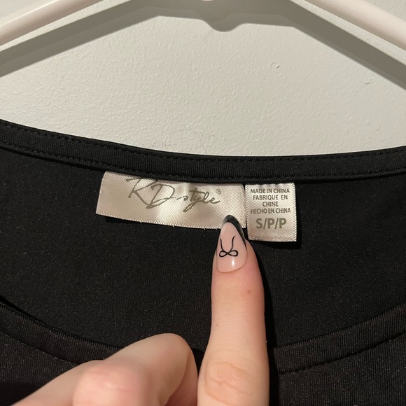 MK Boutique Black Long Sleeve Dress - Picture 3 of 3